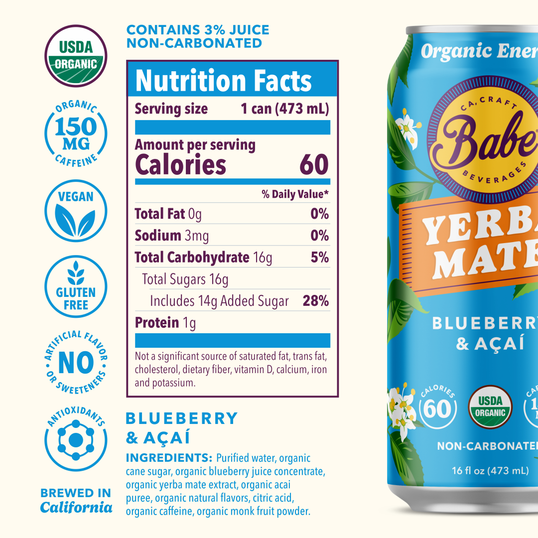 Yerba Mate Blueberry Açai