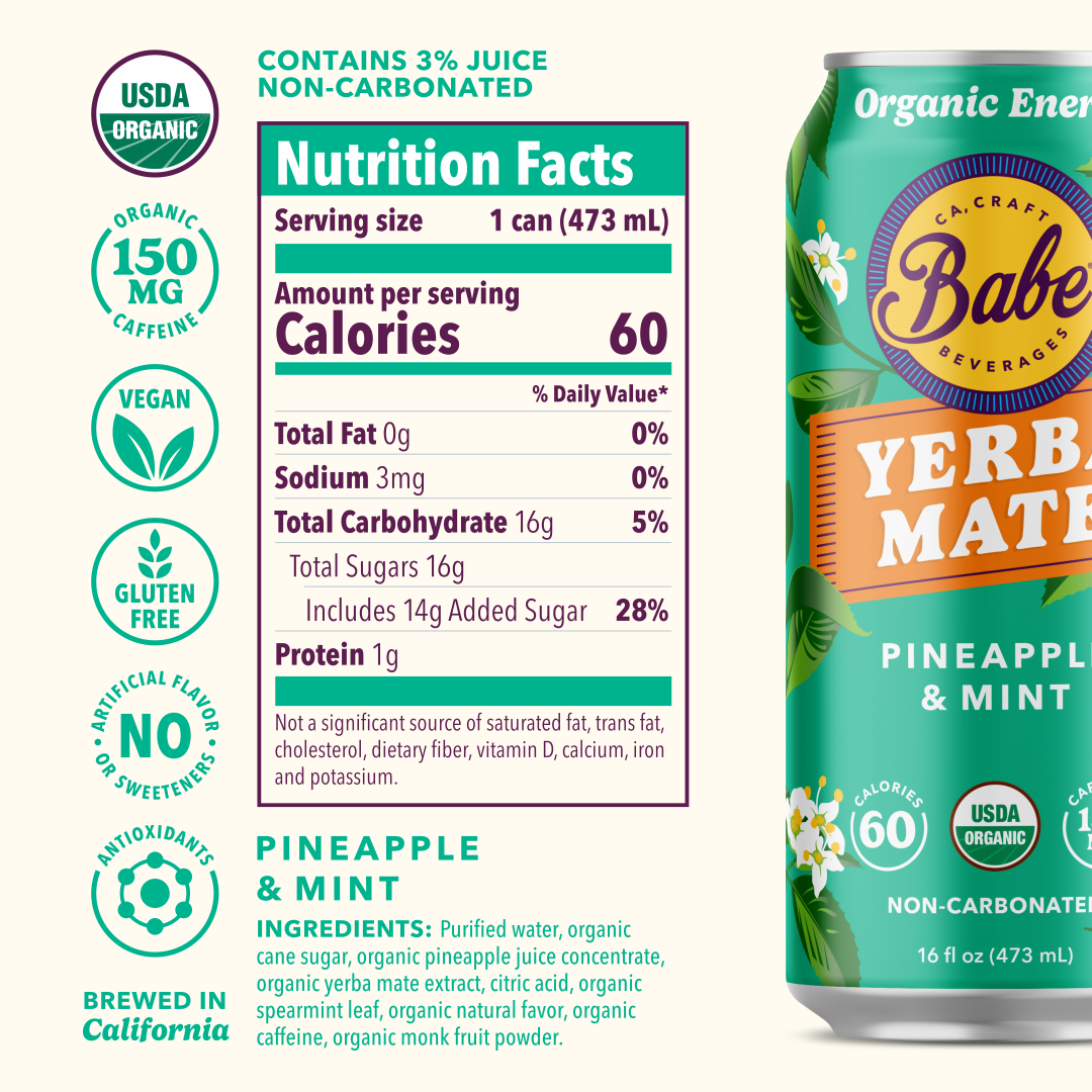 Yerba Mate Pineapple Mint