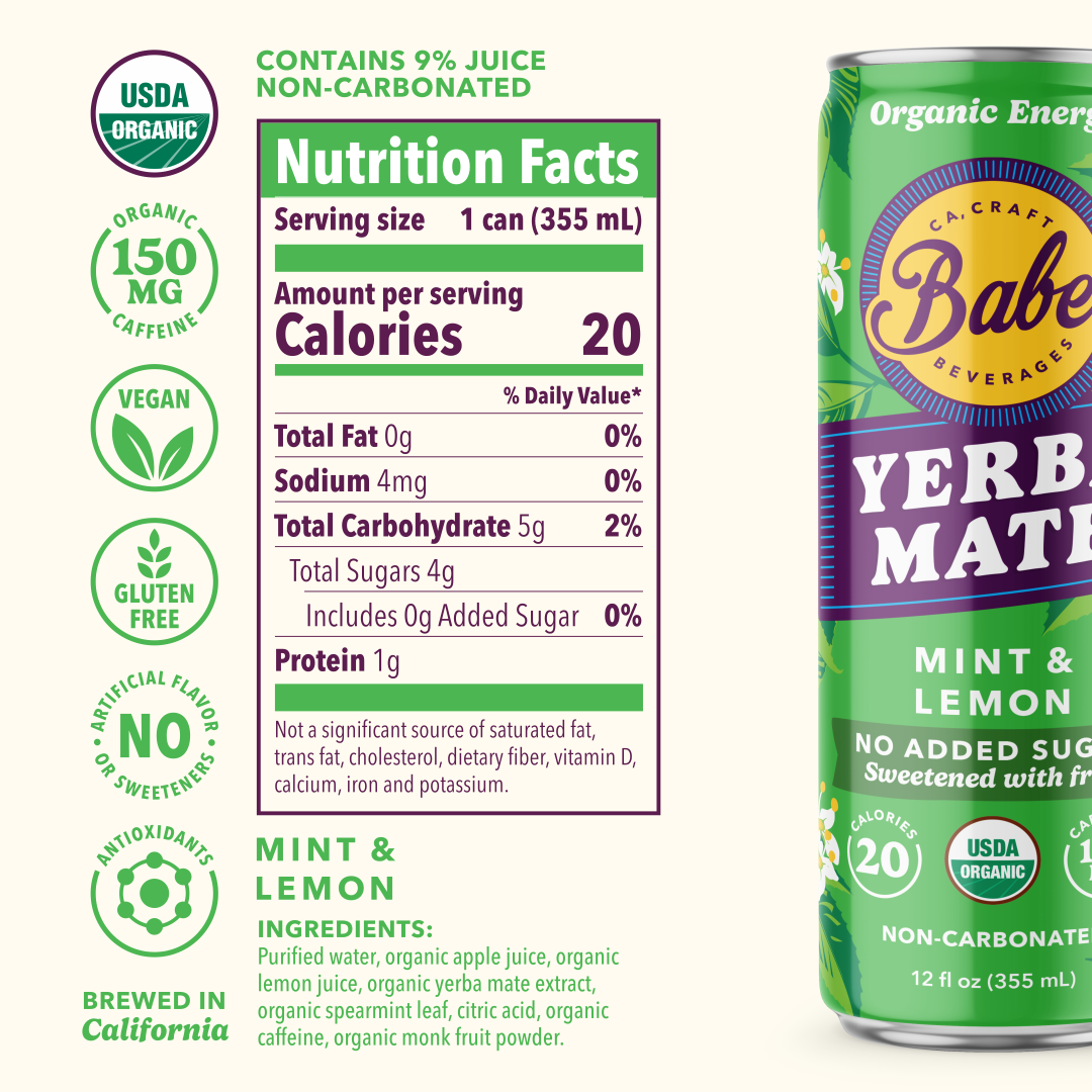 Yerba Mate - No Added Sugar - Mix Pack (12)