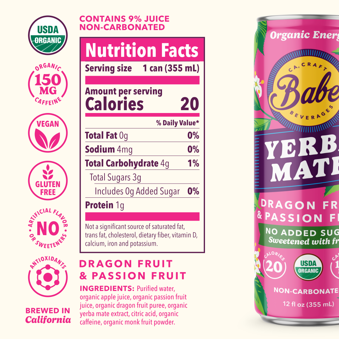 Yerba Mate Passion Dragon - NO ADDED SUGAR