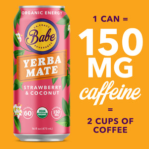 Yerba Mate Strawberry & Coconut