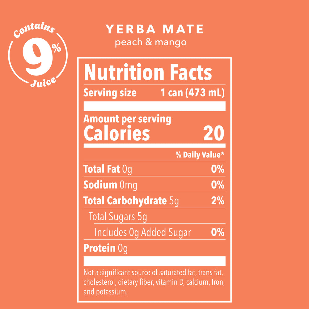Yerba Mate Peach  Mango