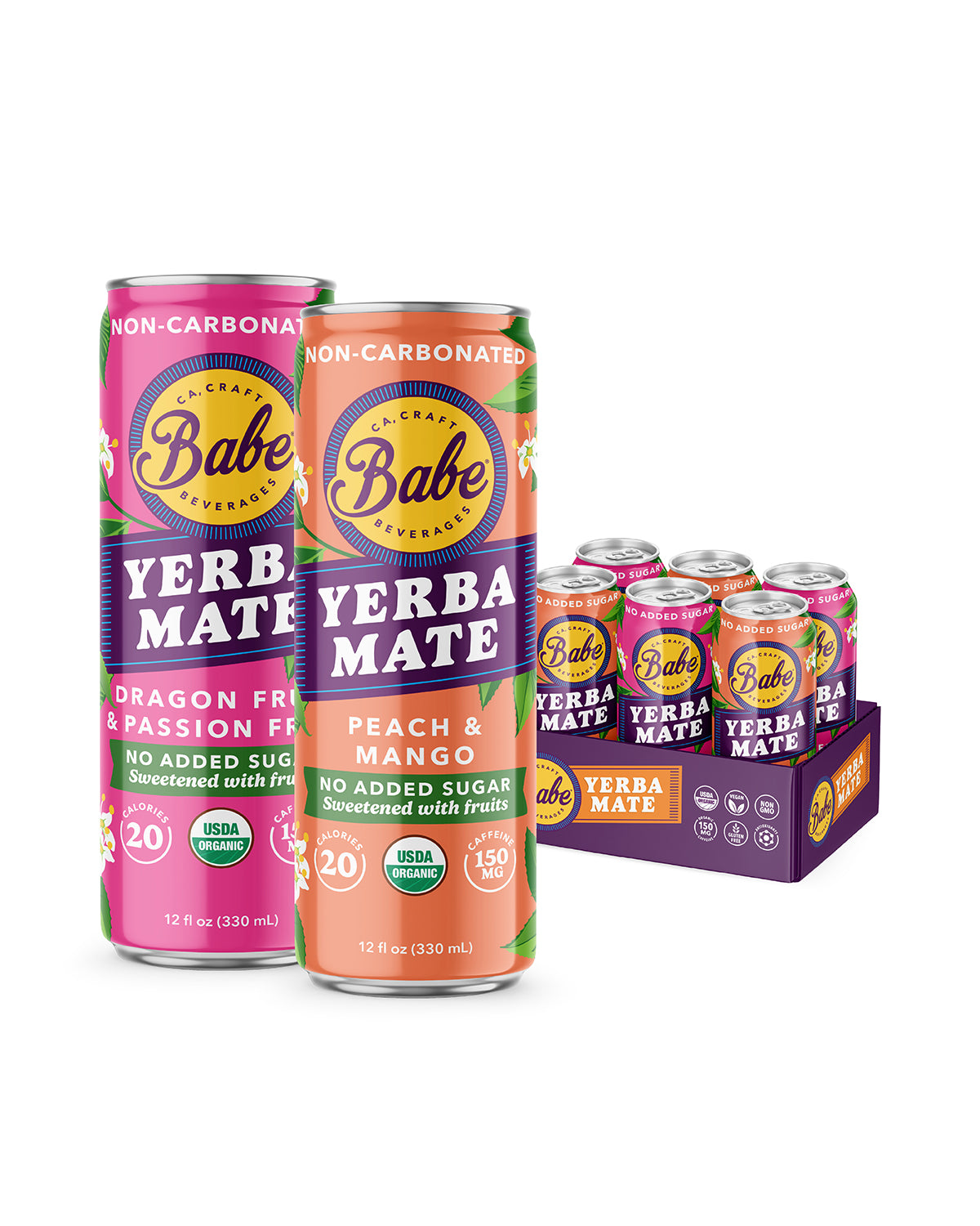 Yerba Mate Passion Dragon + Peach Mango