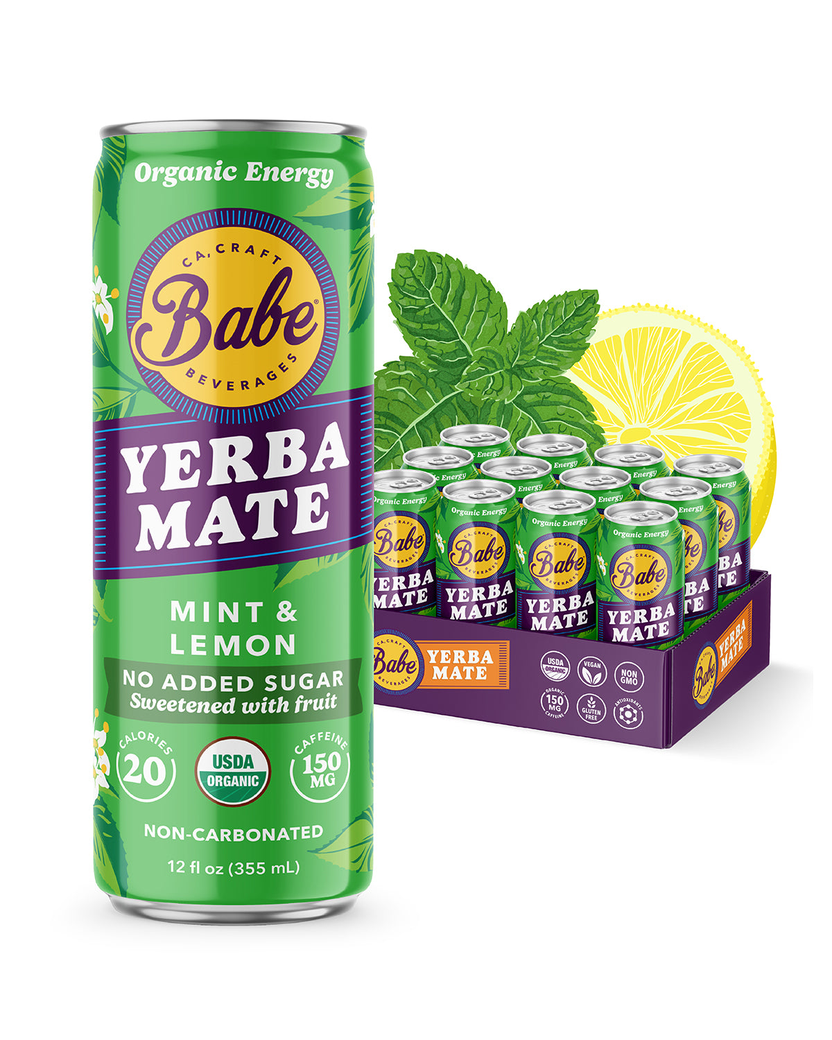 Yerba Mate Mint Lemon - NO ADDED SUGAR