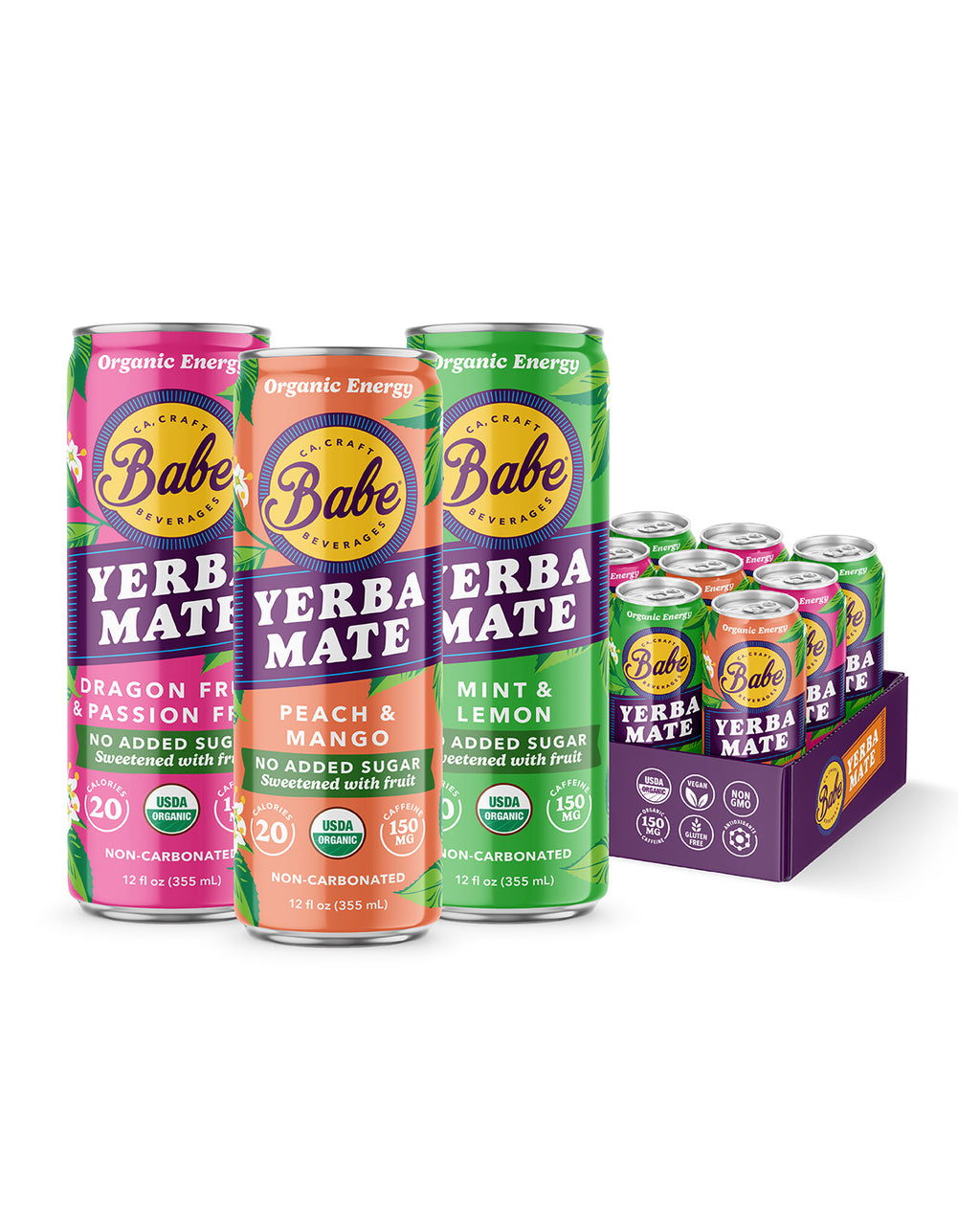 Yerba Mate - No Added Sugar - Mix Pack (12) – Babe Beverages
