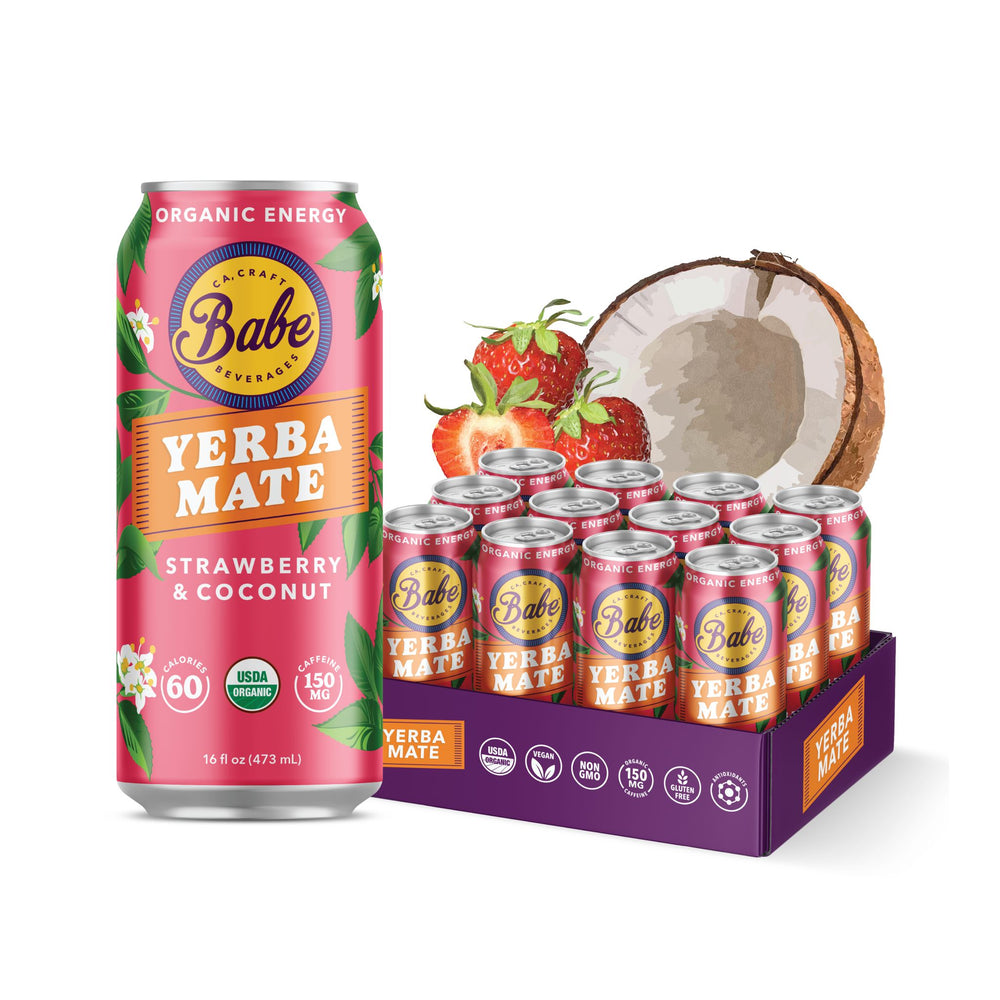Yerba Mate Strawberry & Coconut