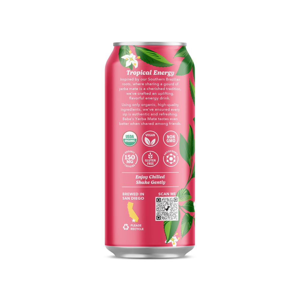 Yerba Mate Strawberry & Coconut