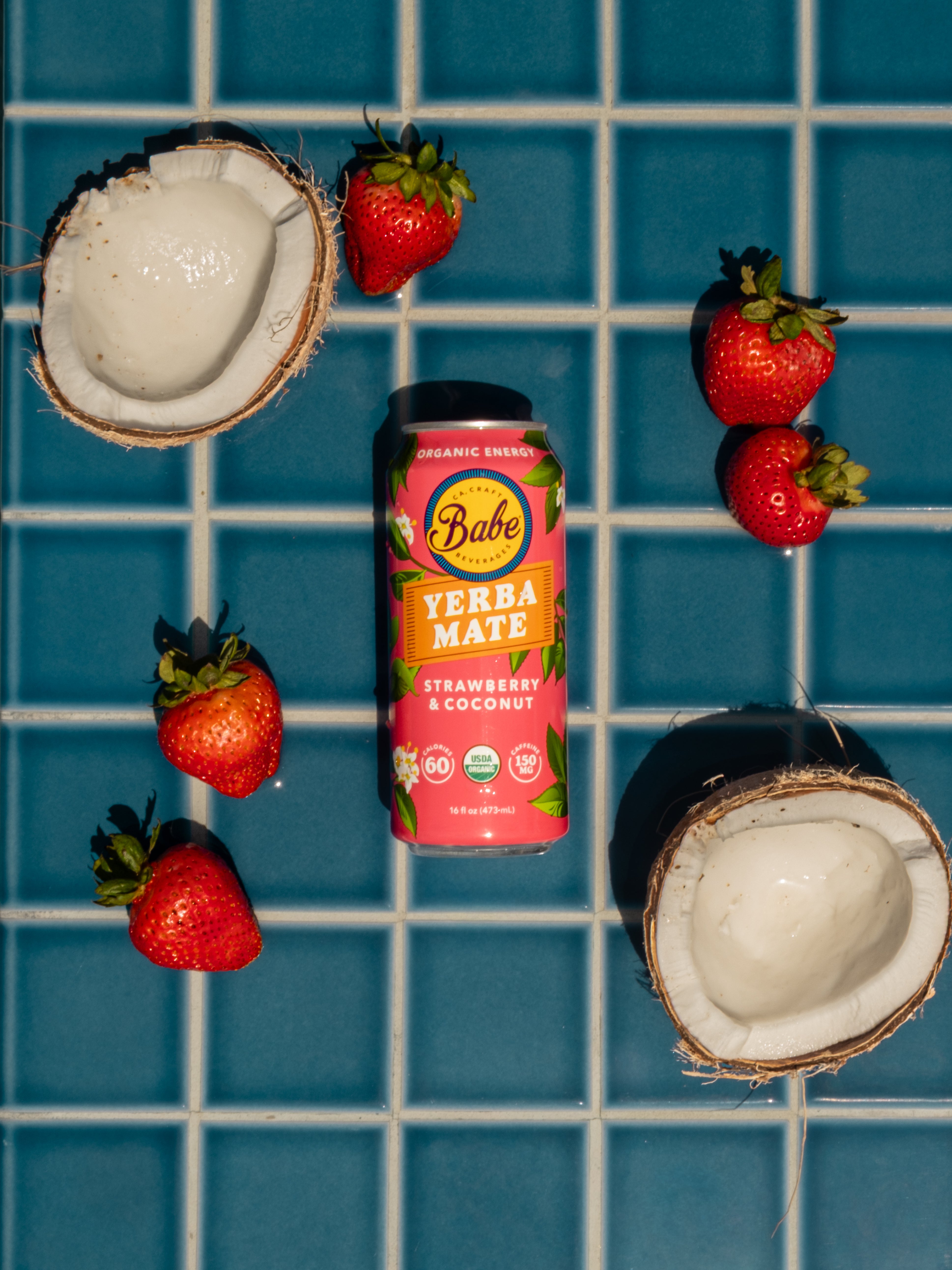 Yerba Mate Strawberry Coconut